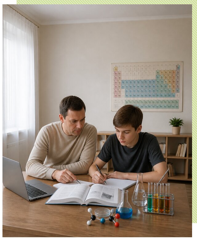 Репетитор по химии 8 класс в Бирске по цене от 1247 р. | Репетитор-Брк
